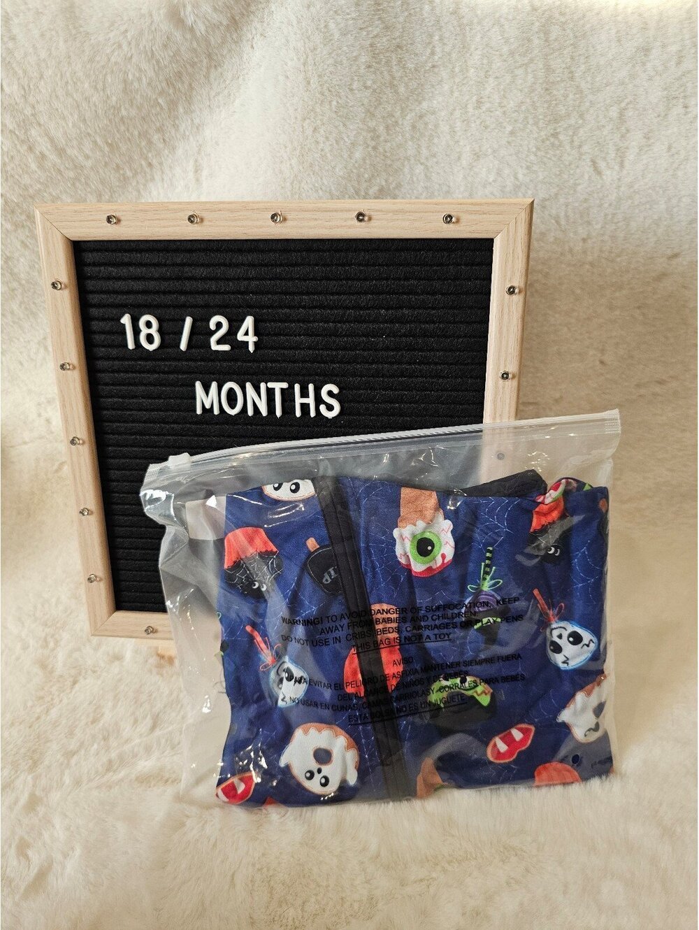 Halloween theme birdie bean NIB zippy romper 18/24